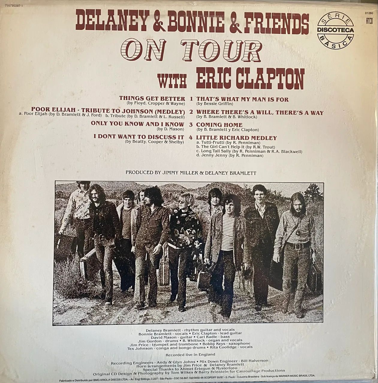 Disco de vinil Delaney e Bonnie e friends with Eric Clapton (raro) - Foto 3