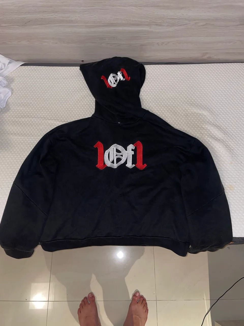 MOLETOM 1OF1 REDRUM BLACK