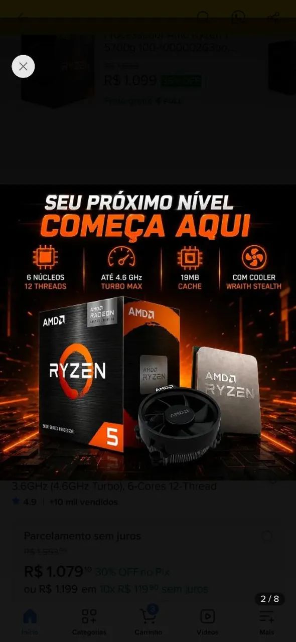 Processador AMD Ryzen 5 5600G