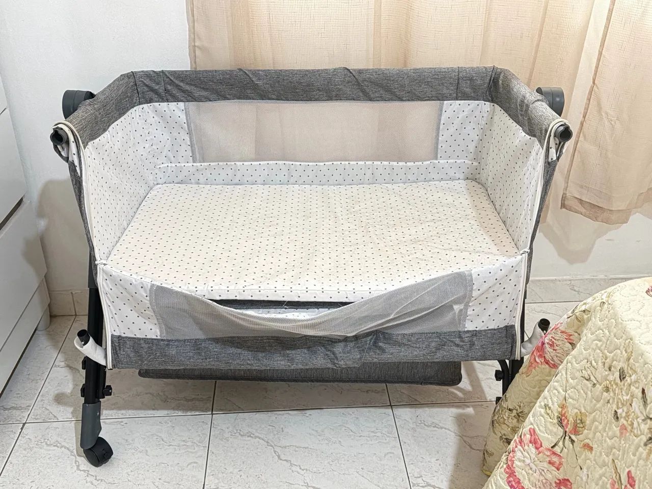 Mini berço e bebê conforto  - Foto 4