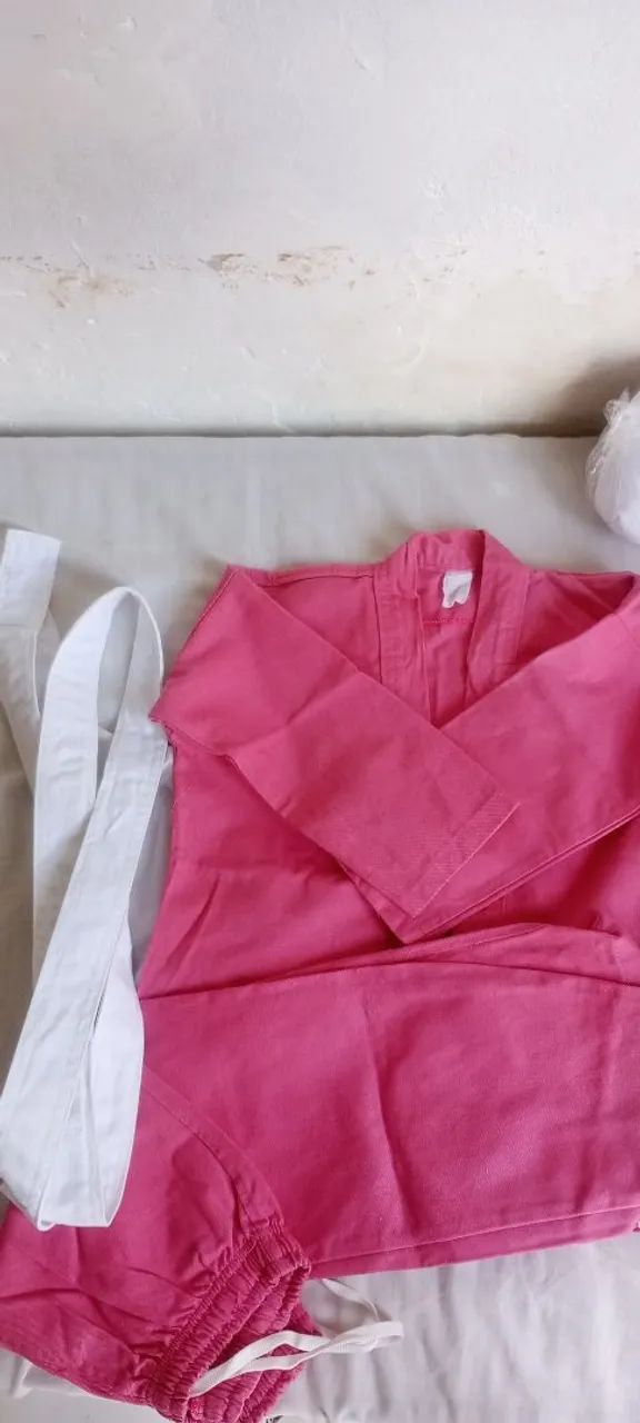 Kimono infantil rosa - Foto 2