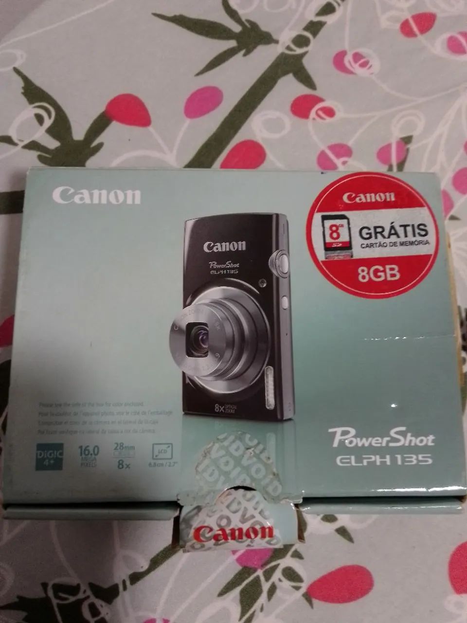 Câmera digital Canon nova na caixa