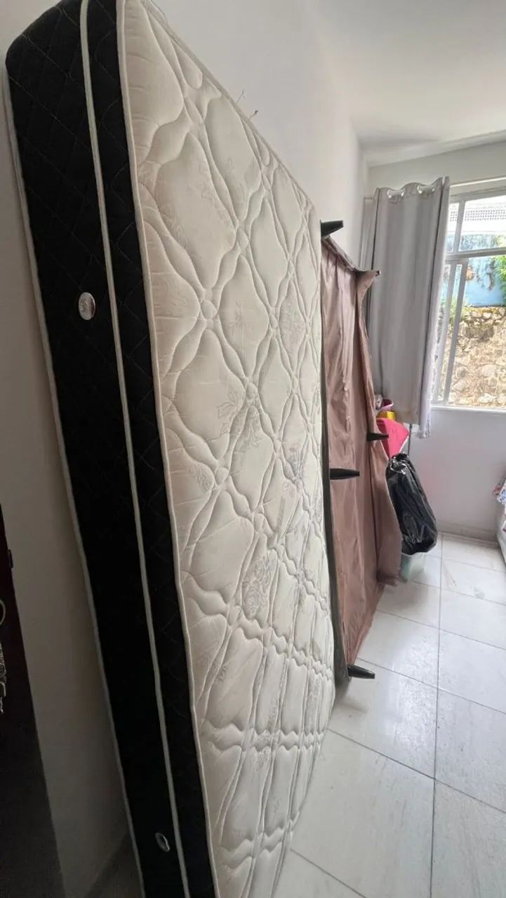 Cama boxe colchão + base ortobom65579528231298122
