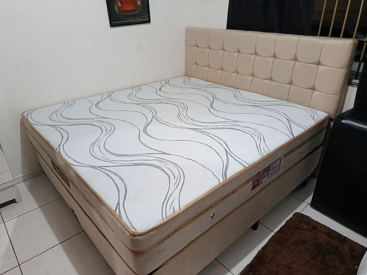 Cama super King com colchão dorme vida excelente para sua coluna - Foto 2