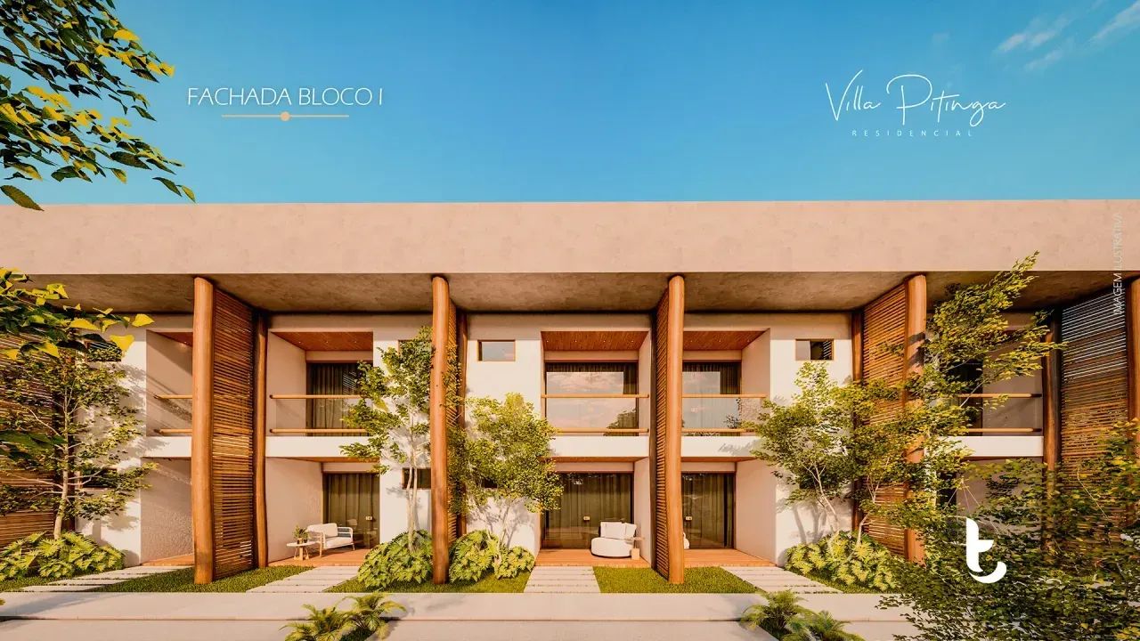 Duplex de 101 m² a 5 minutos da Praia da Pitinga