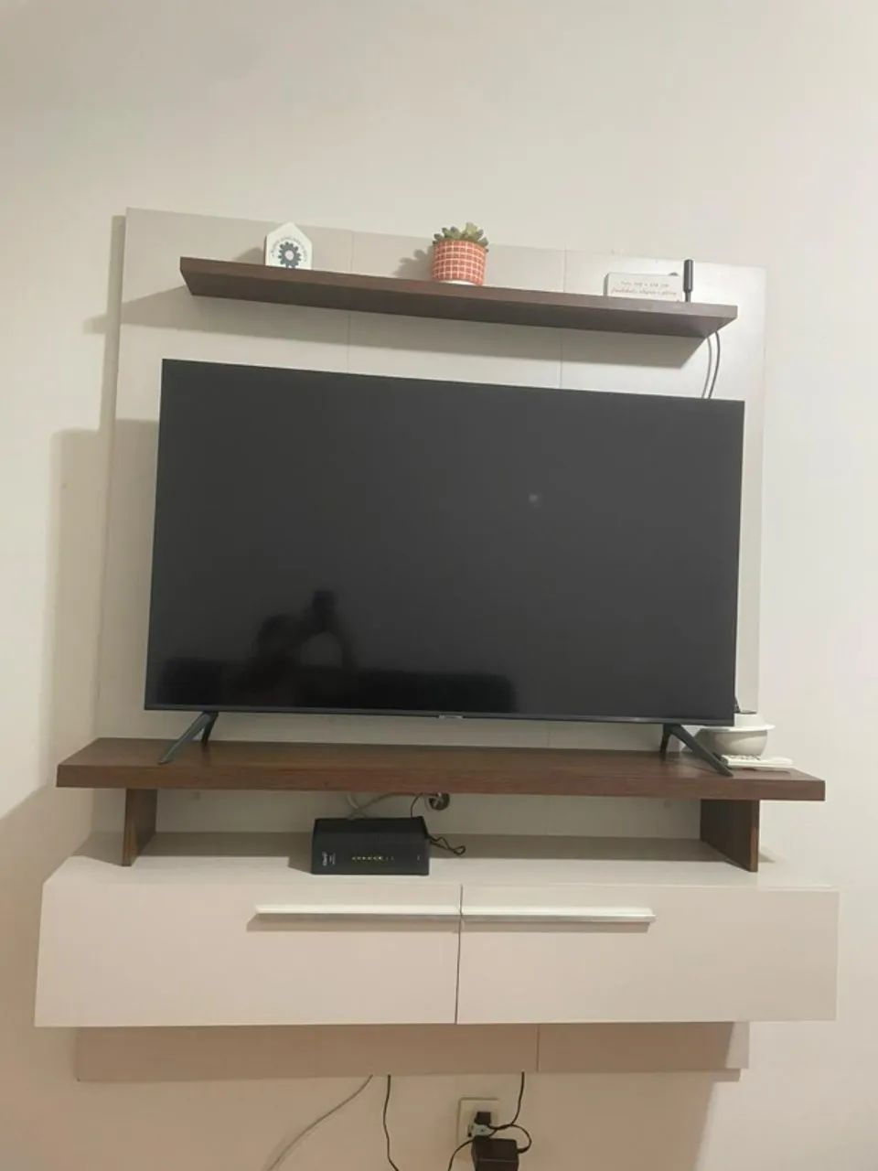 Painel Home para TV até 60 Polegadas 2 Portas e Prateleira - Foto 3