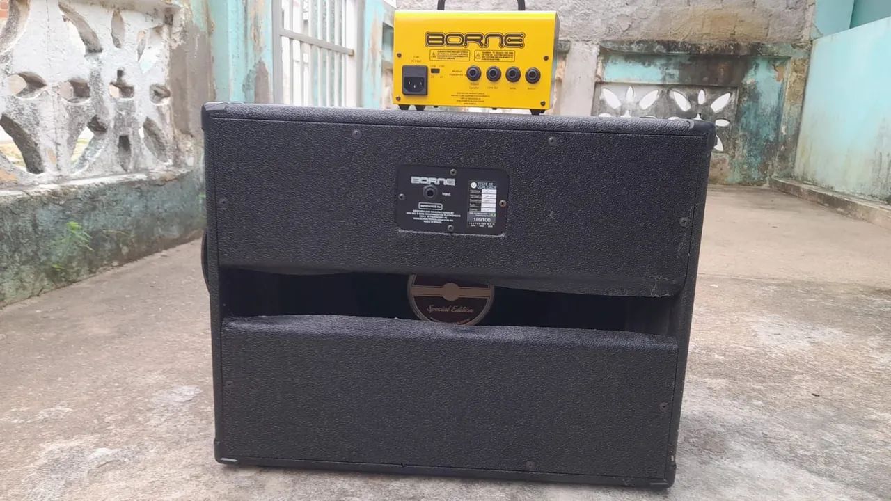 Amplificador borne mob t30 com caixa 1x12 - Foto 2