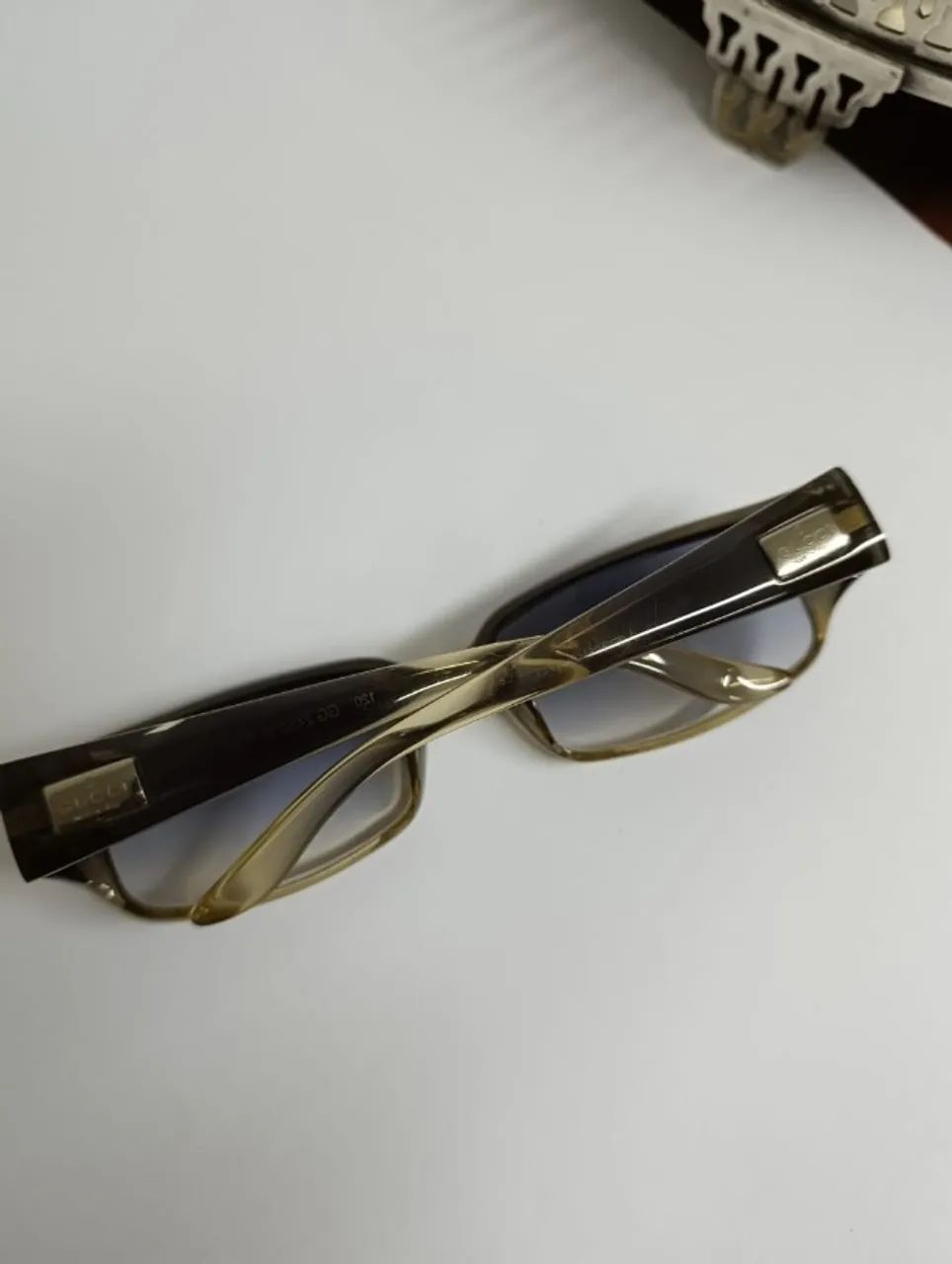 GUCCI グッチ ヴィンテージ サングラス Y2K スクエア GG2455 Óculos De Sol Vintage Gucci Gg 2455/S T5V - Anos 90 Y2K Original