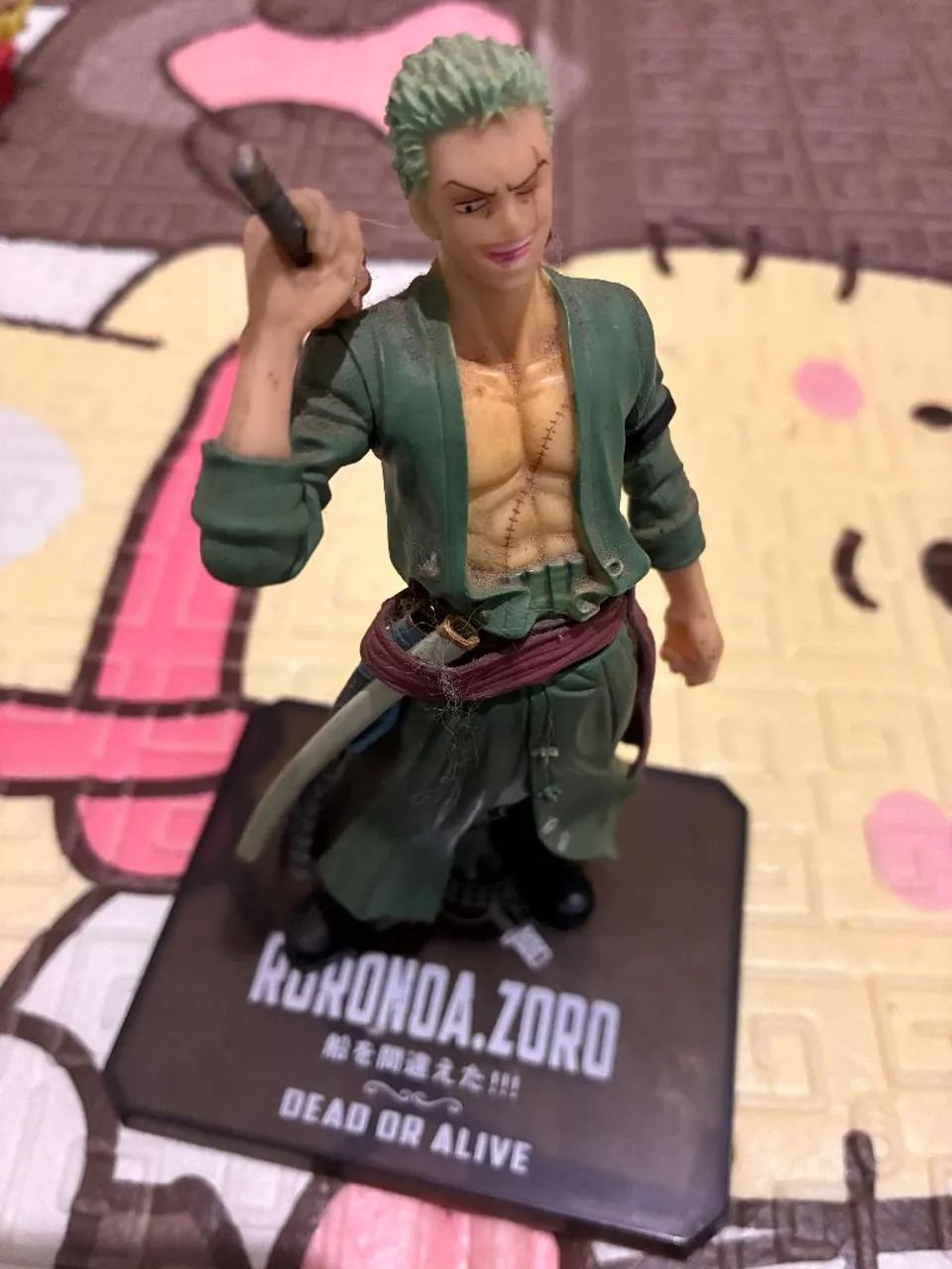 Action figure zoro one piece