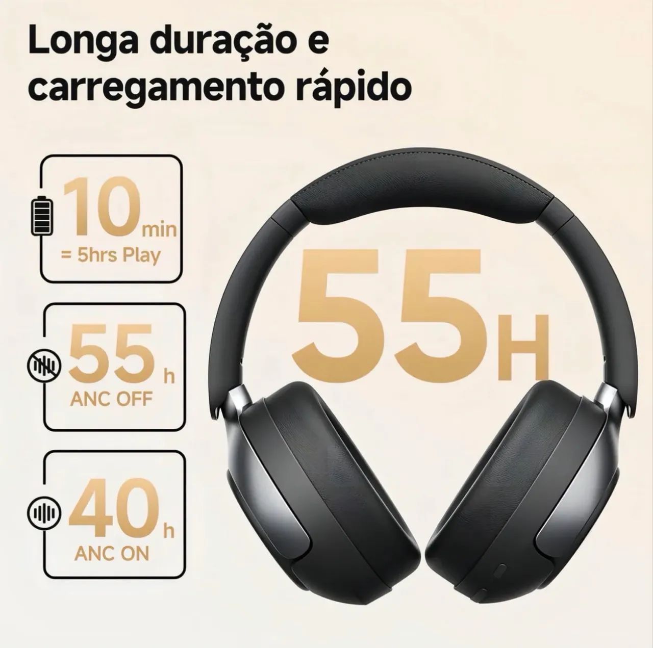 Fone de ouvido QCY H3 Pro (Novo) - Foto 5