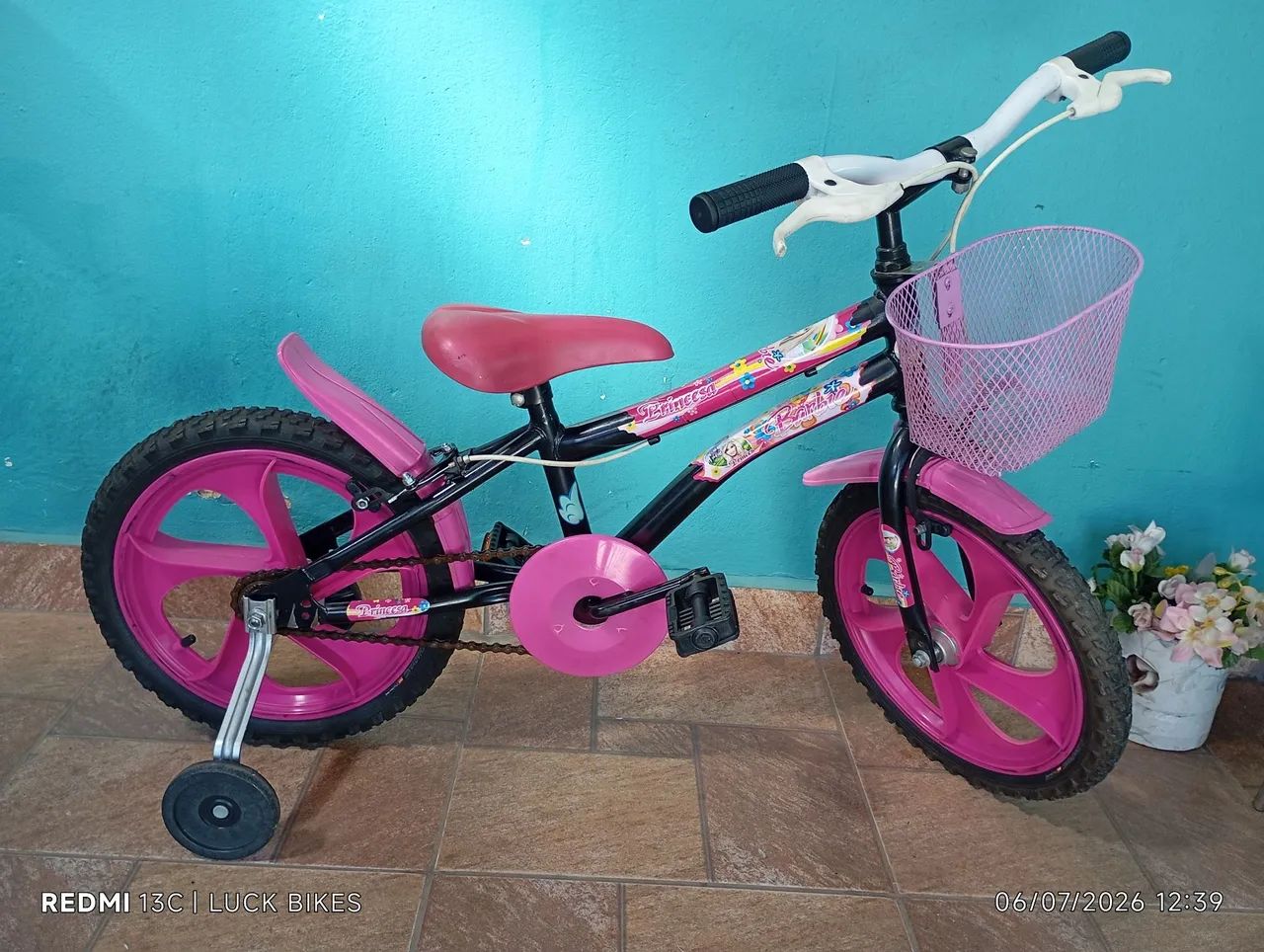 Bicicleta aro 16 Barbie  - Foto 4
