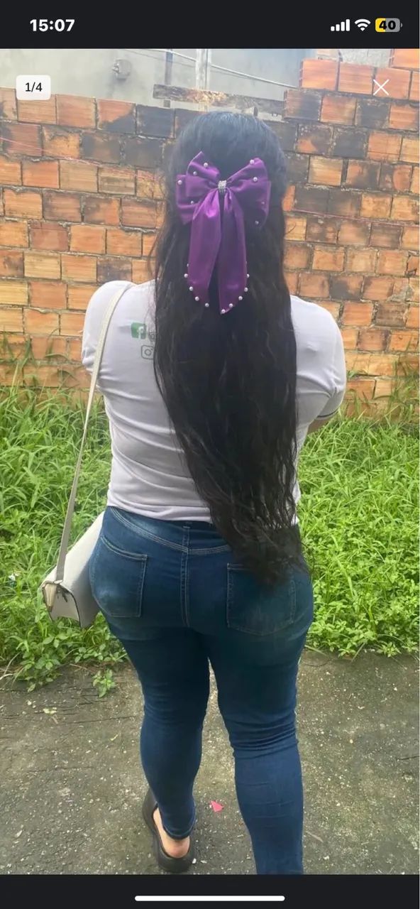 cabelo humano 75cm 150 gramas lindo e virgem 