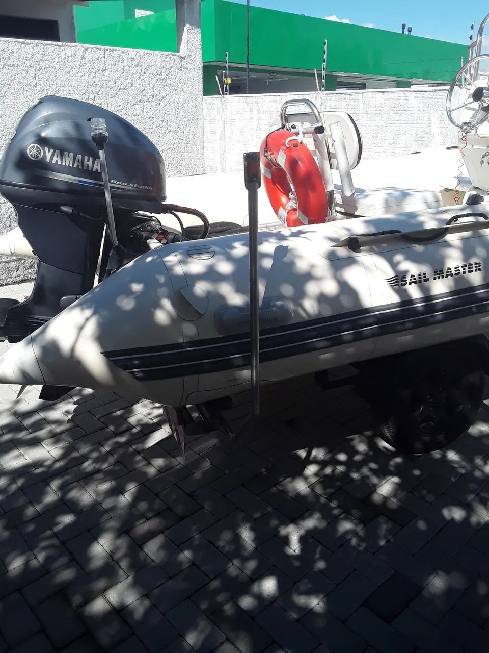Bote inflável Sail Master motor yamaha 40hp 4t motor autobot gps - Foto 7