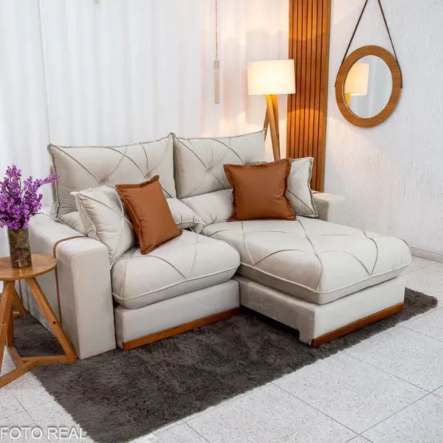 Sofá Retrátil e Reclinável Gran Bello 2.00m   Produto Novo!  Pronta Entrega! - Foto 5