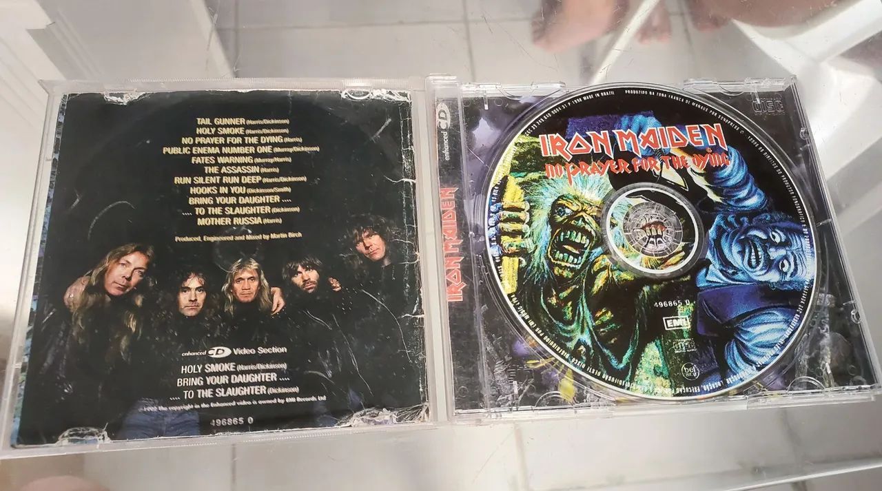 Cd Iron Maiden No prayer for the dying  - Foto 3
