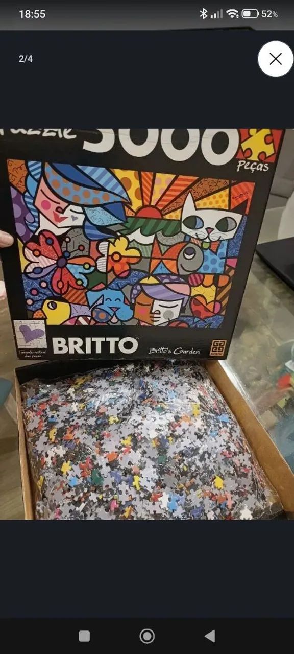 Quebra cabeça Britto's Garden  - Foto 2