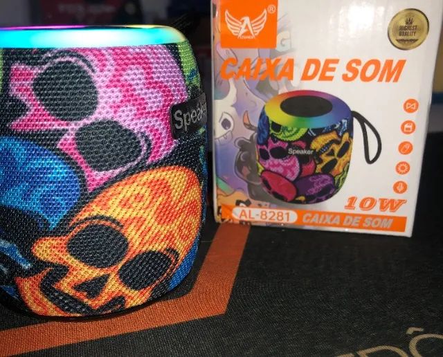 Caixinha de Som com Rádio FM, USB e Bluetooth - Foto 2