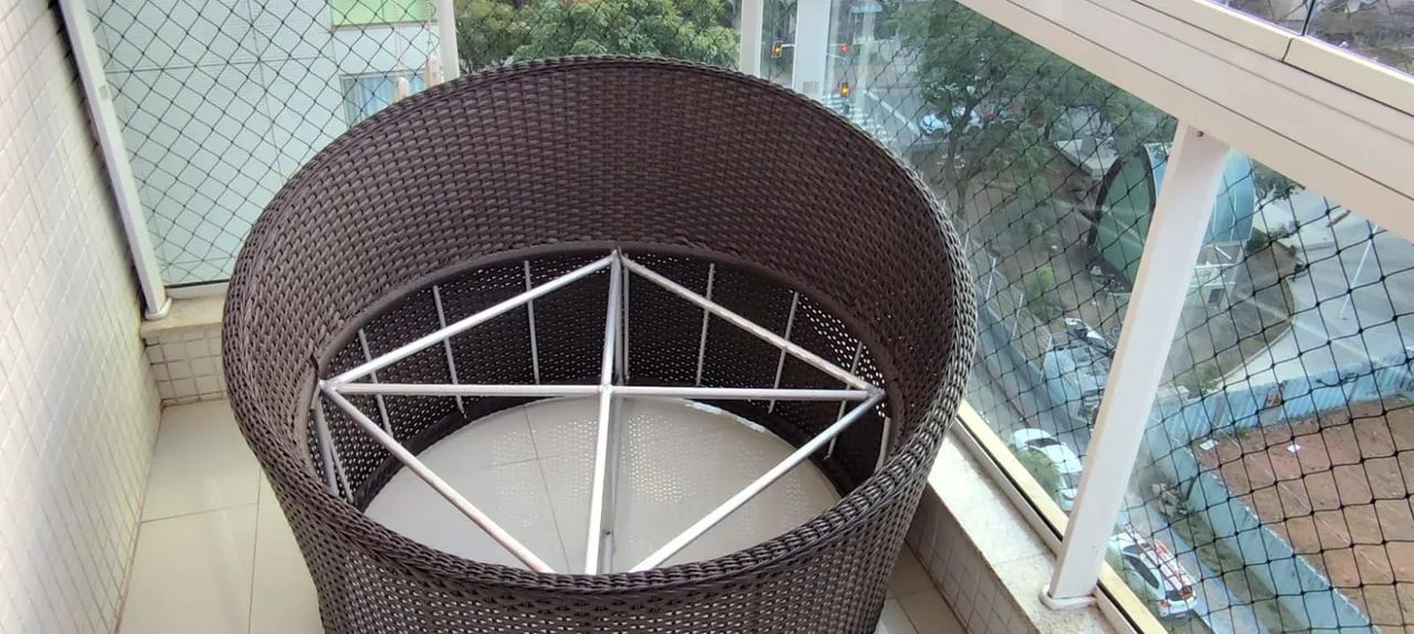 Poltrona redonda em fibra - Foto 2