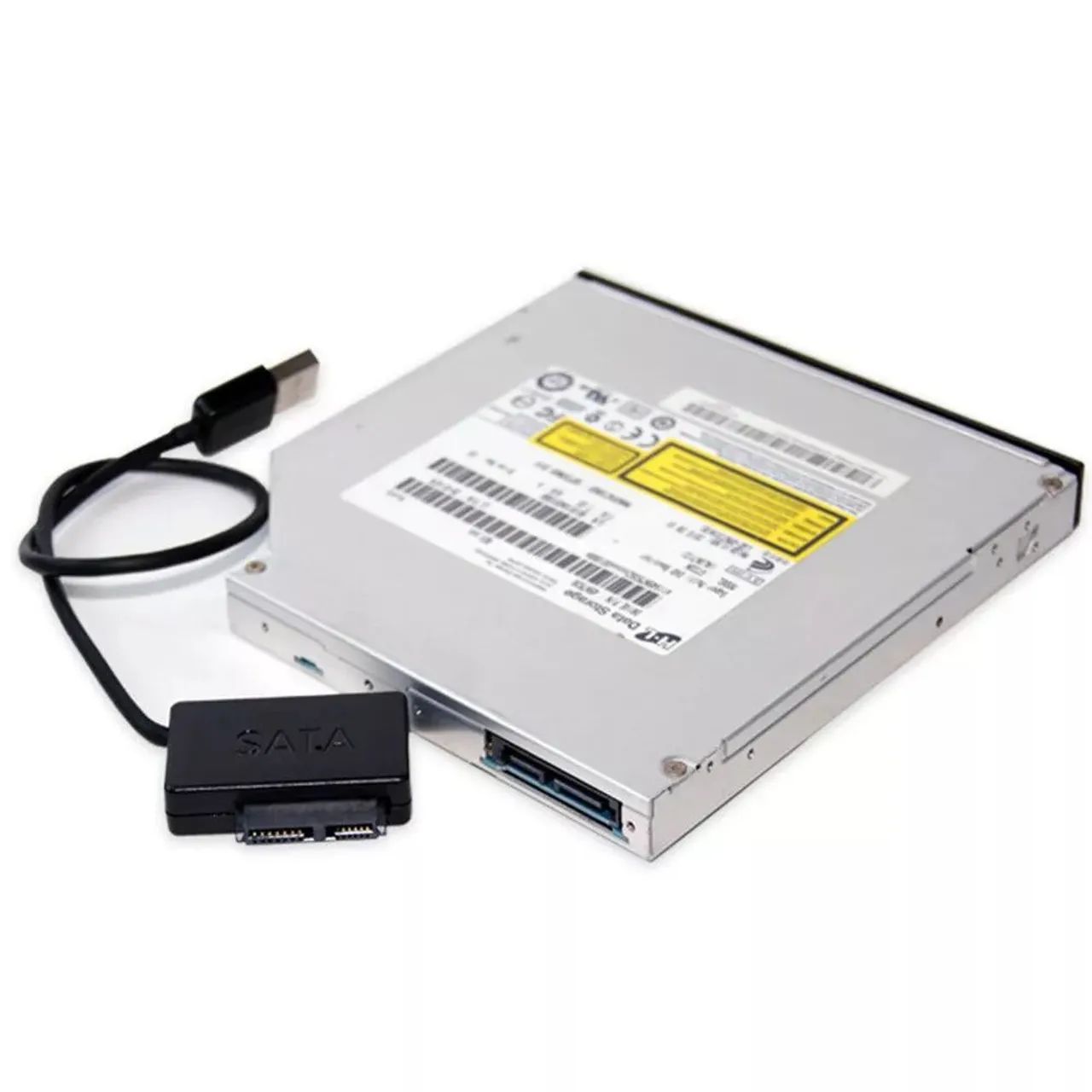 Conversor USB 2.0 para Driver CD Notebook Novo - Foto 3