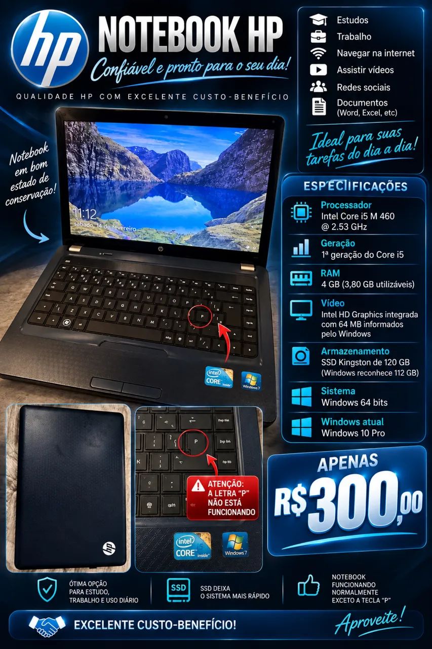 NOTEBOOK HP  - Foto 5
