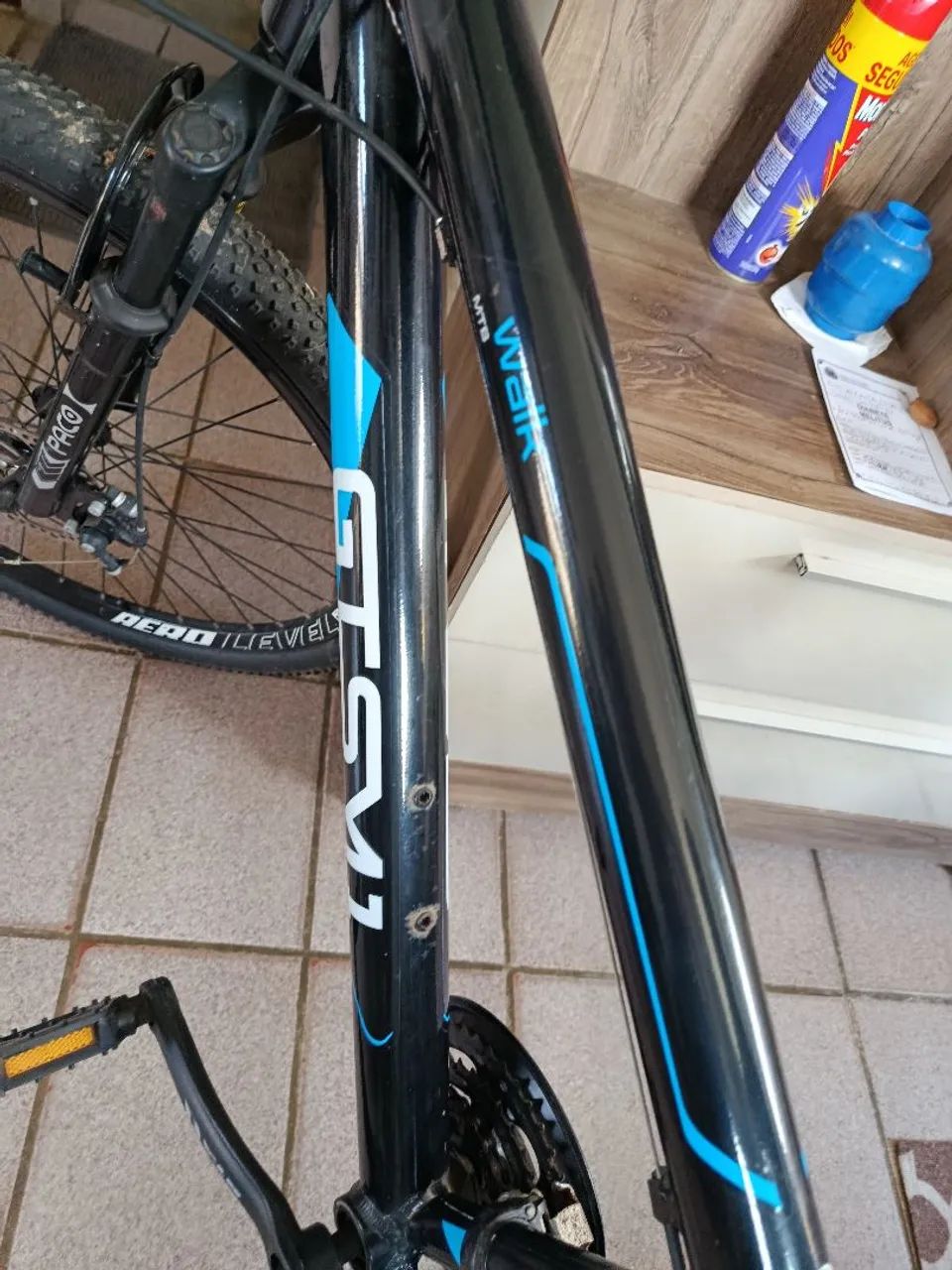 ? Bicicleta GTSM1 Walk 1.0 Aro 26 - 21 Marchas - Freio a Disco - Semi Nova - Foto 2