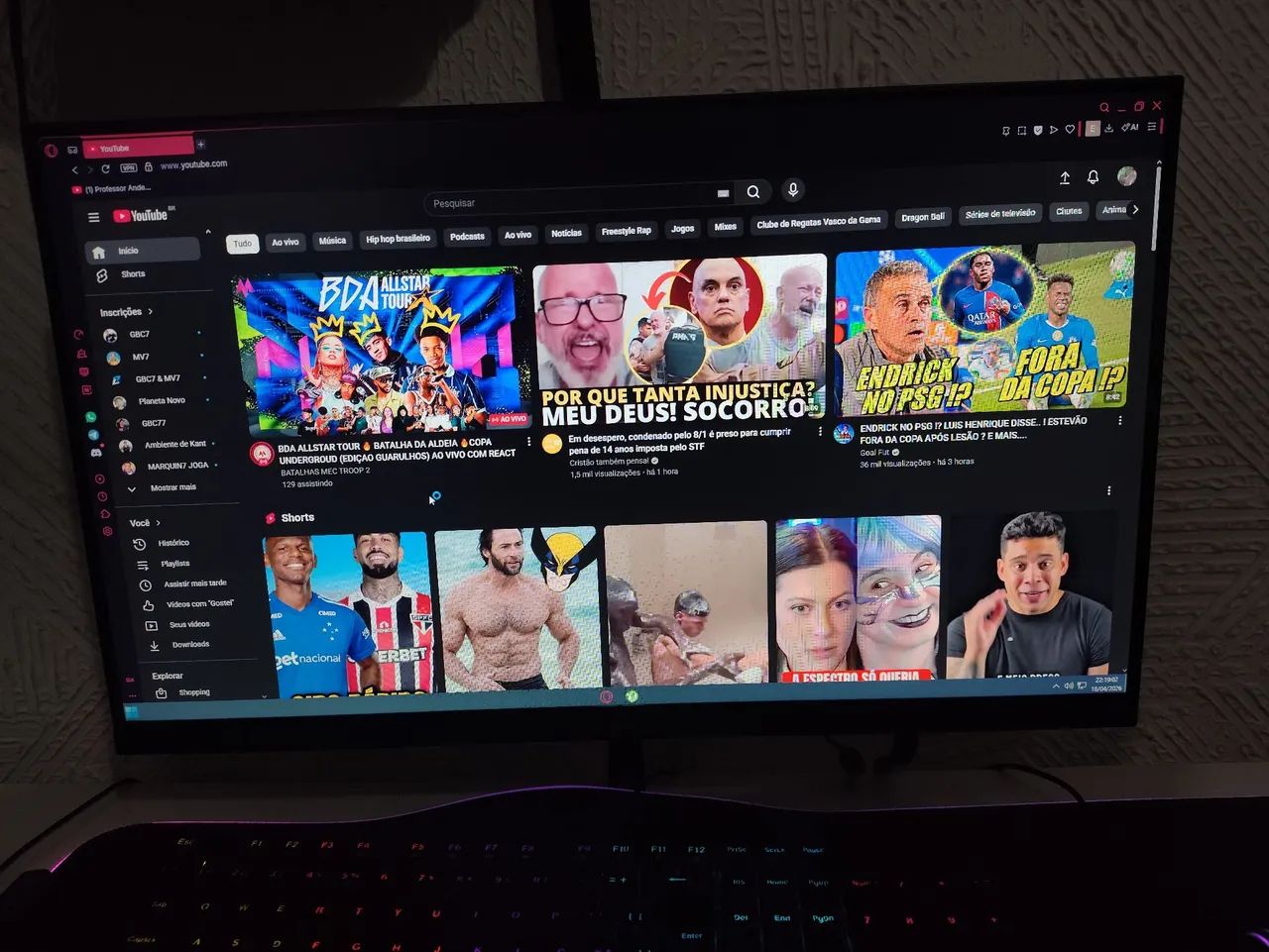 Monitor GRASEP 23.8 POLEGADAS 180hz - Monitores - Sítio Paecara ...