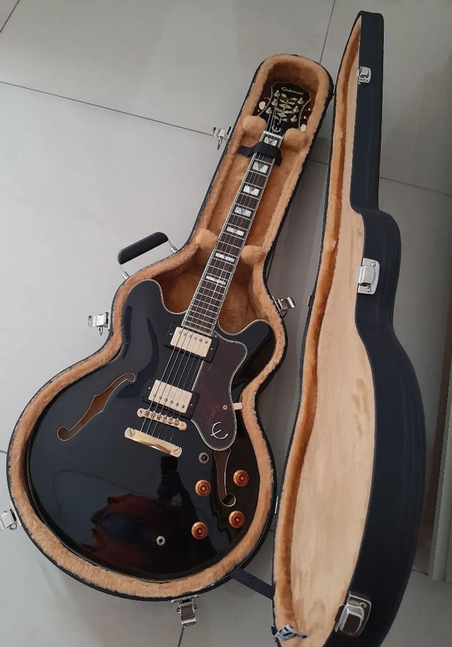 Epiphone sheraton ii (2011 Ebony) - Instrumentos musicais - União
