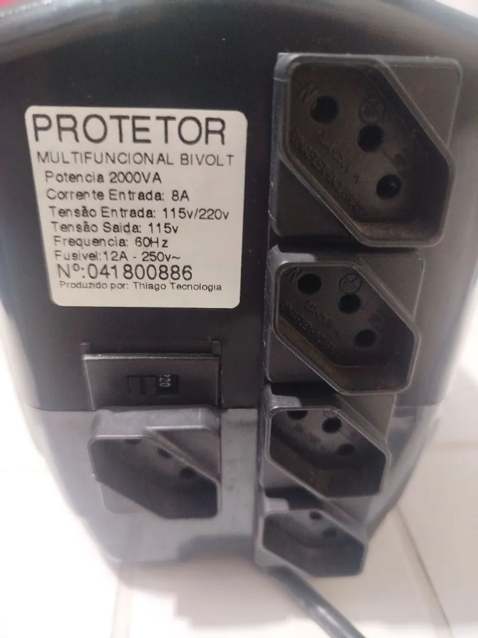 Nobrebrek, protetor de rede para computador e eletros  - Foto 5