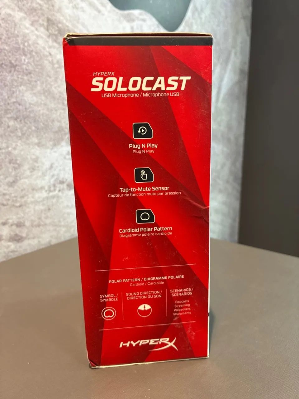 microfone condensador USB HyperX SoloCast - Foto 3