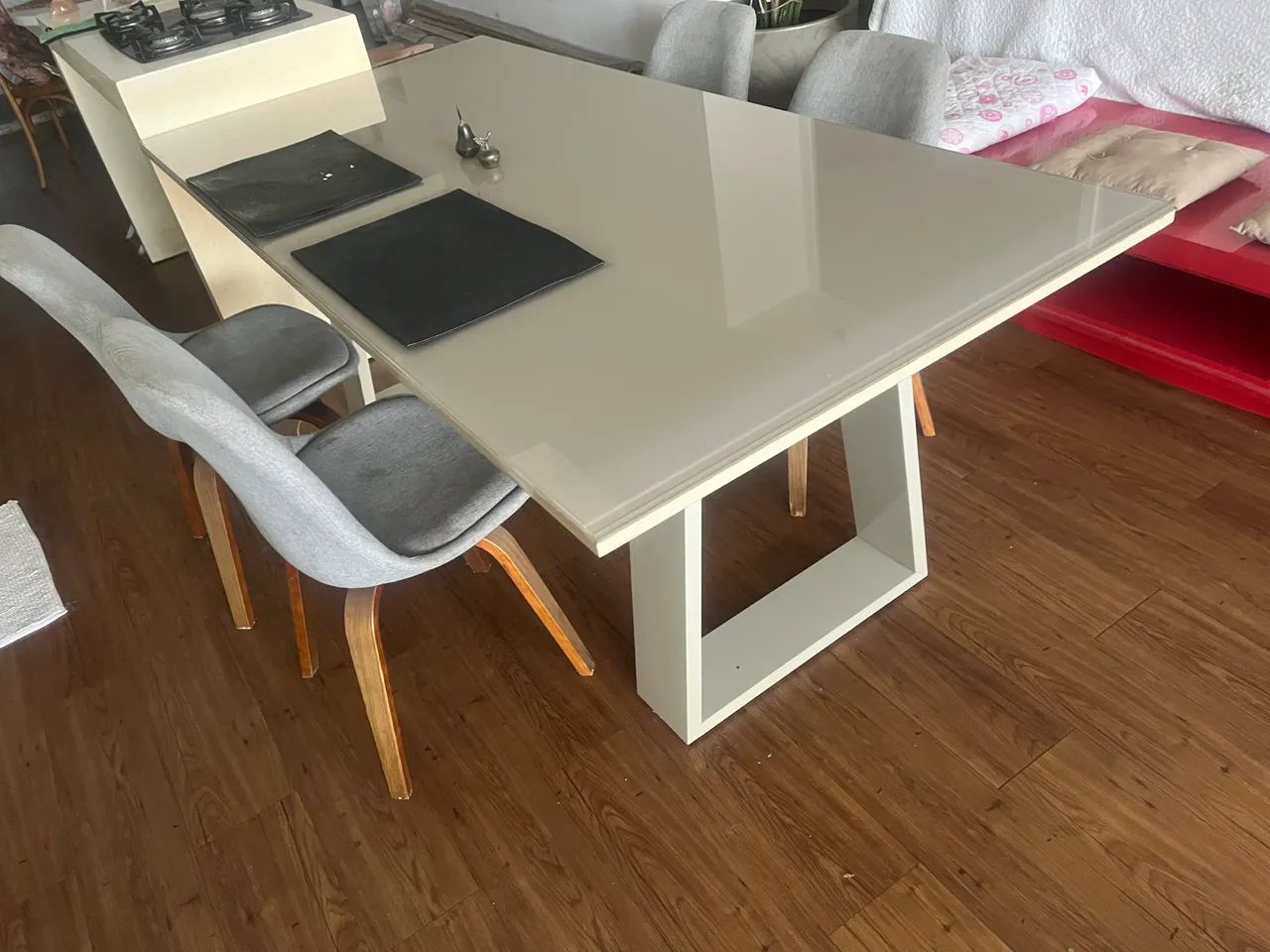 Mesa   Laka com tampo laqueado  - Foto 2