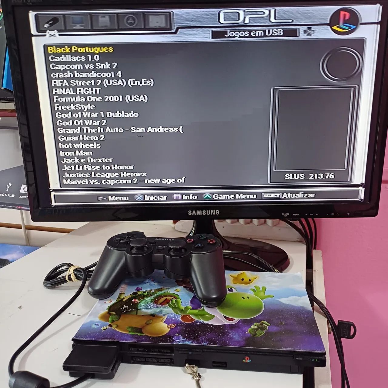 Ps2 - controle - 30 jogos - acessorios - Foto 2