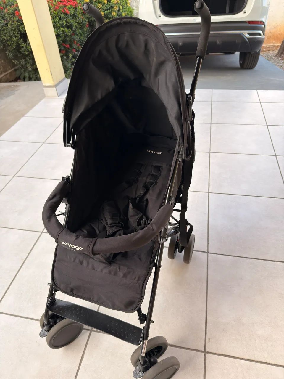 Carrinho de Bebê Voyage Park Preto - Foto 4
