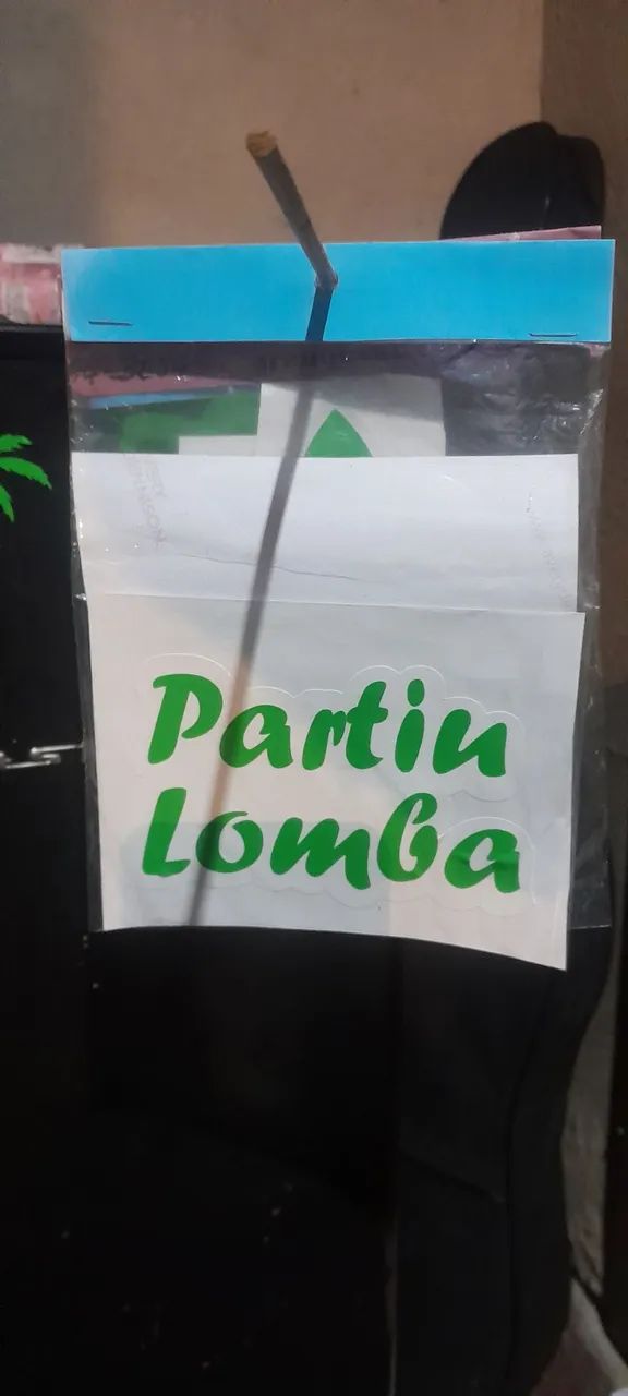 Kit 2 adesivos Partiu Lomba