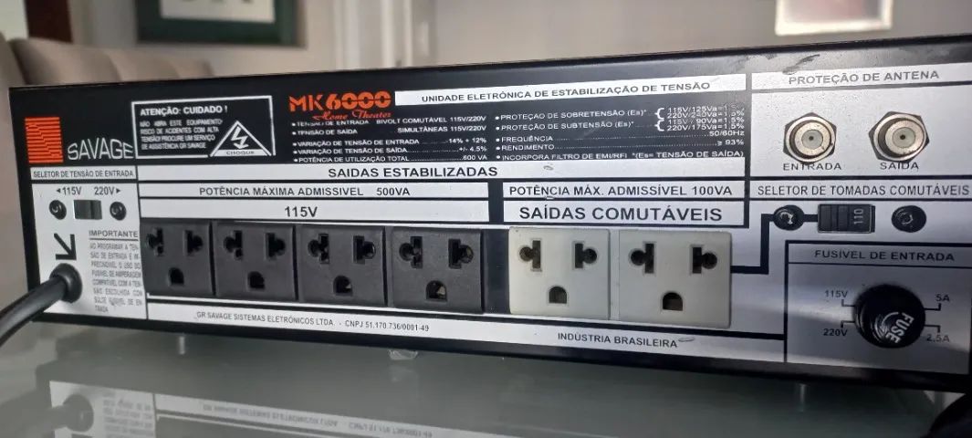 Condicionador E Transformador De Energia Mk6000 Bivolt - Foto 4