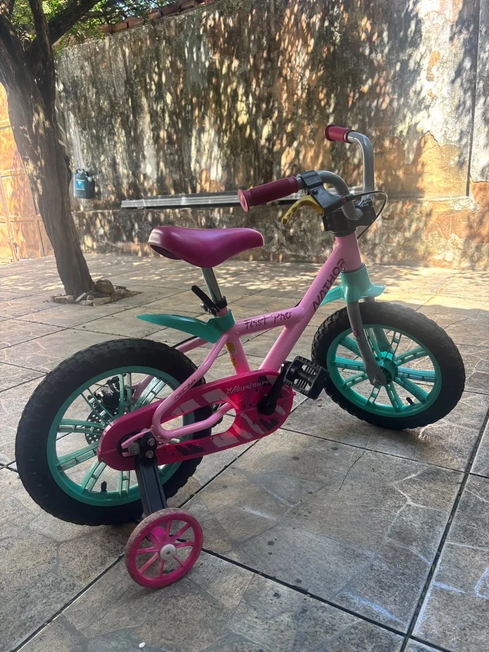 Bicicleta aro 14 marca Nathor 