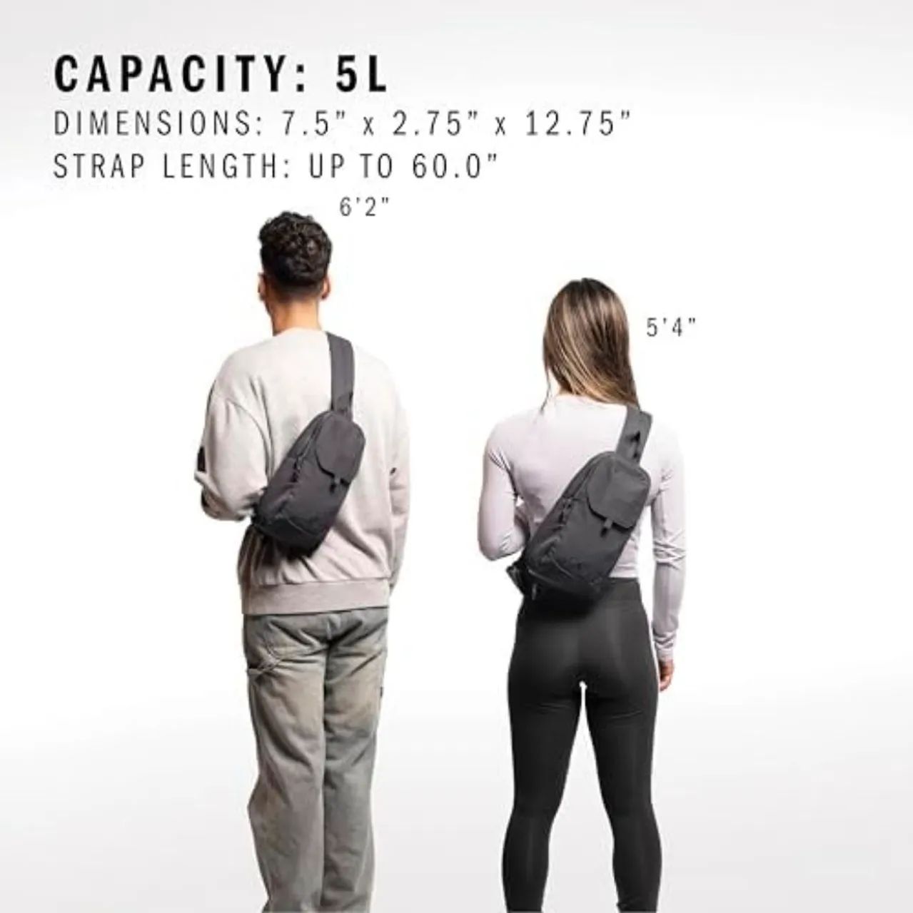 Bolsa tiracolo Adidas Essentials 3 Sling (5l) Unissex Adulto - Foto 4