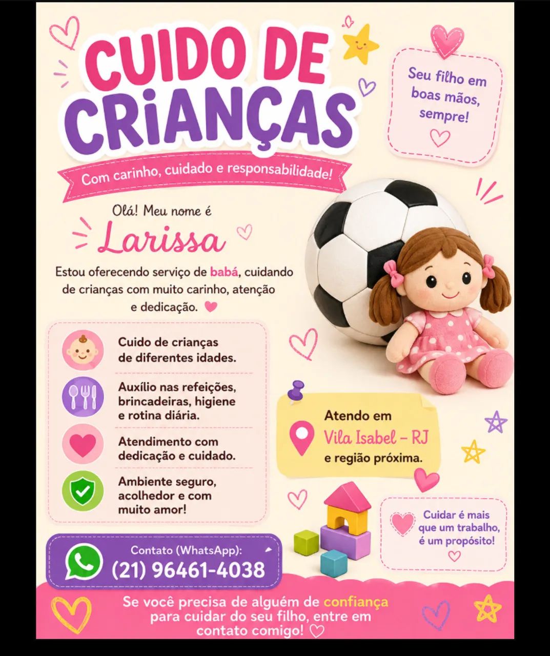 Cuidadora de crianças 