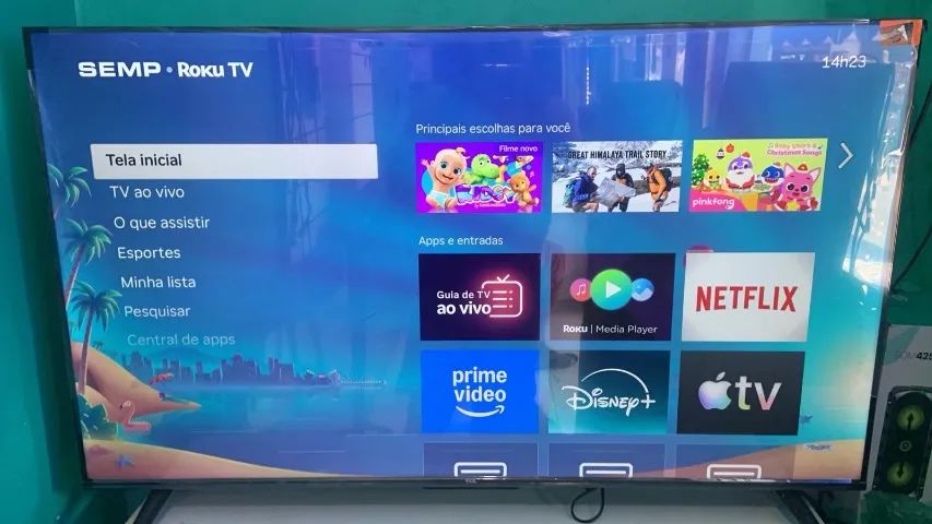 TV SMART 50 POLEGADAS 4K BORDA INFINITA NO PLASTICO  - Foto 5
