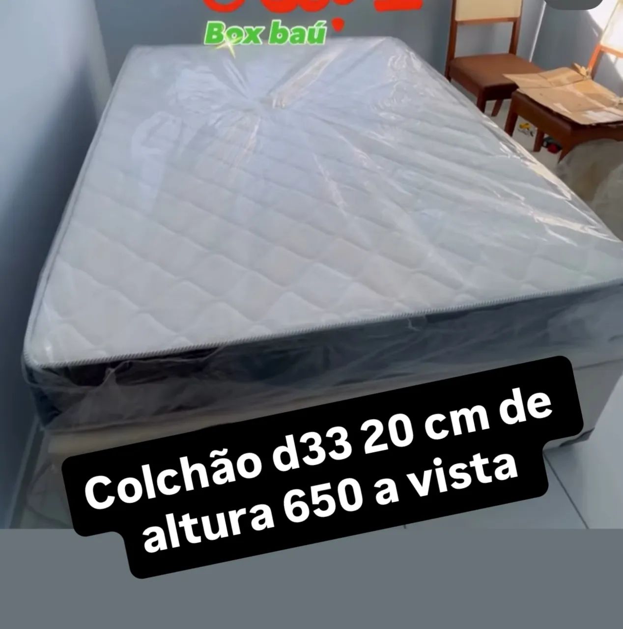 Colchão casal d33 20 cm de altura 