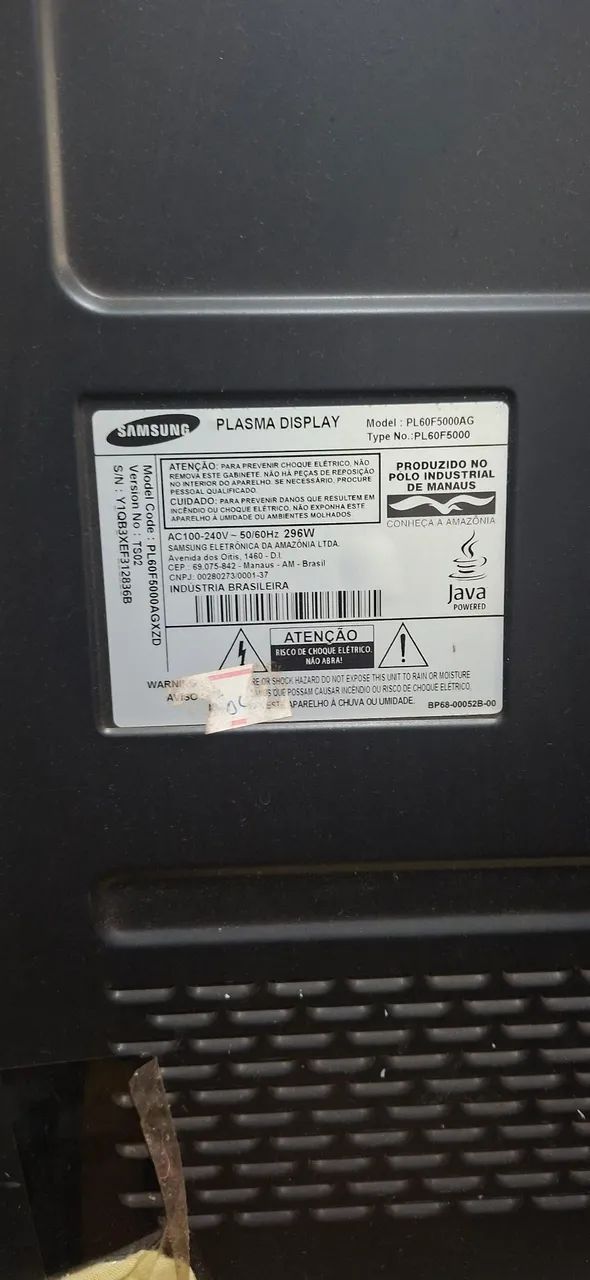Vendo TV samsung 60 polegadas defeito na placa  - Foto 3