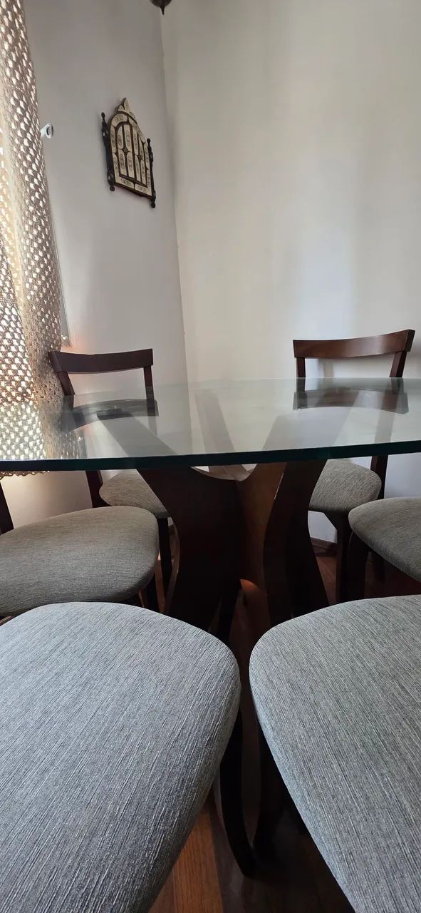 Mesa jantar 6 cadeiras