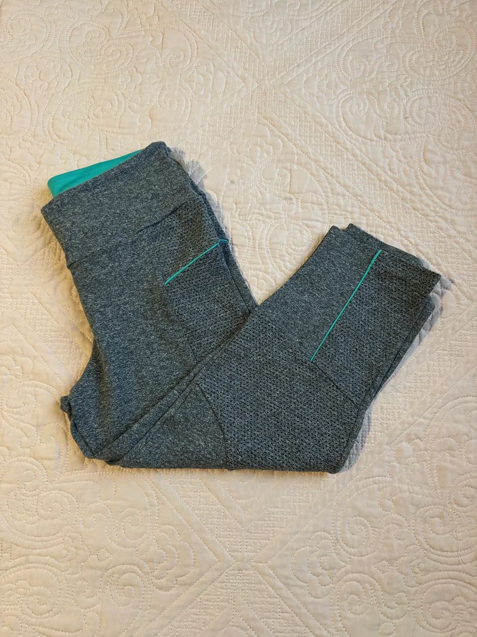 calça legging capri marisa active p cinza - Foto 3