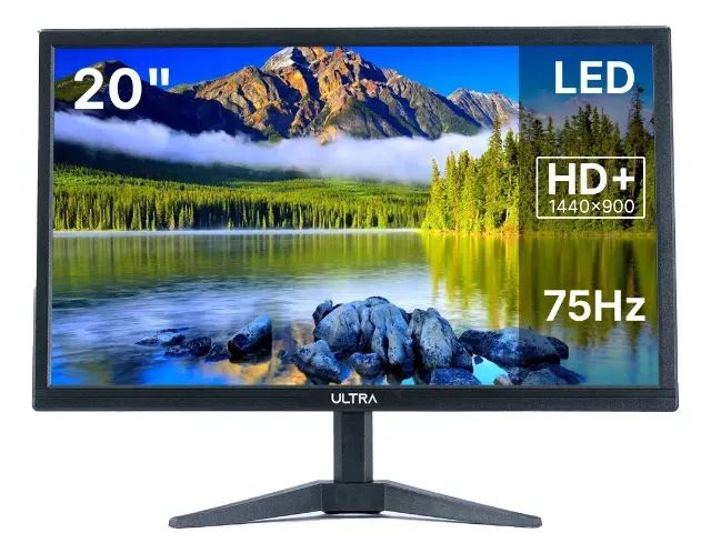 Monitor 20 Polegadas Ultra C/ Brinde Por R$ 387