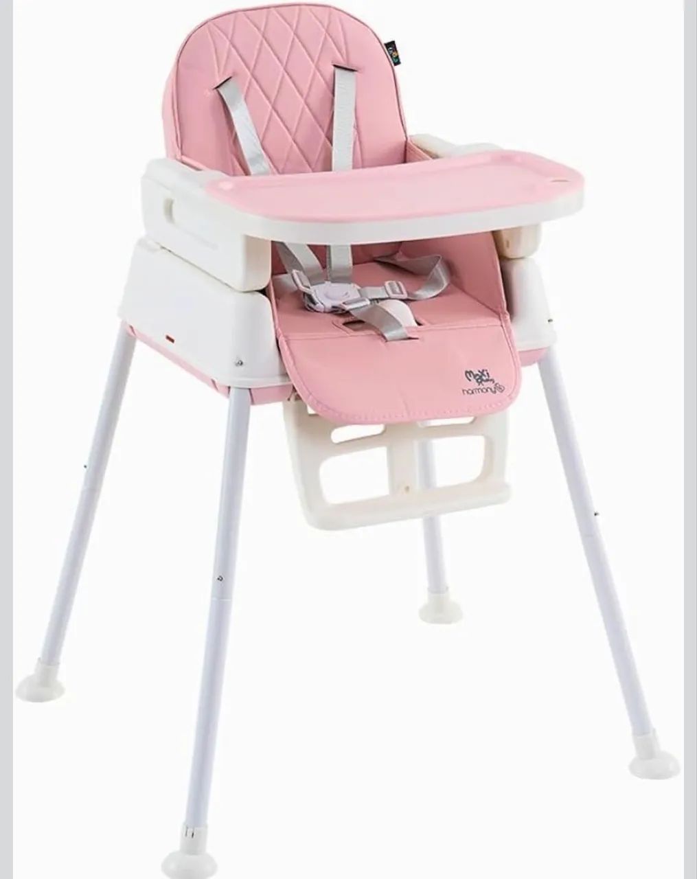 CADEIRA DE ALIMENTAÇÃO 3x1 - ROSA - Foto 2