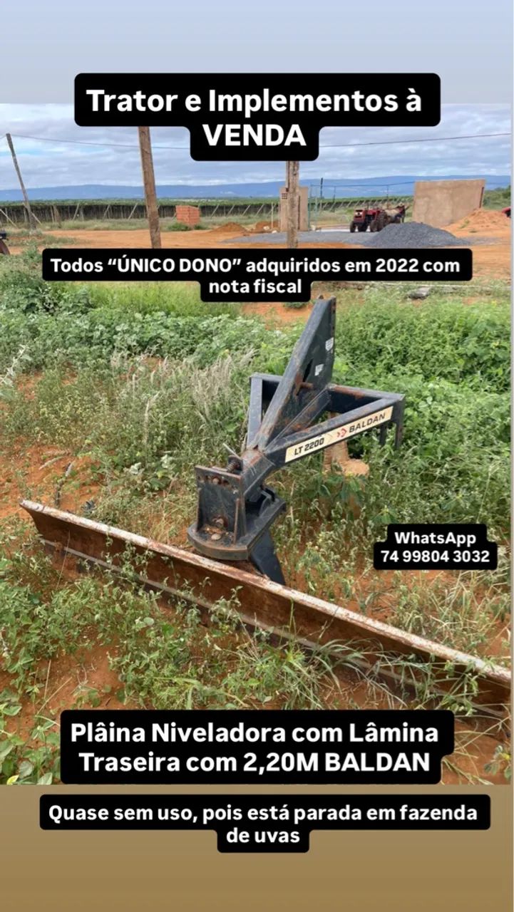 Trator e Implementos à VENDA - Foto 4