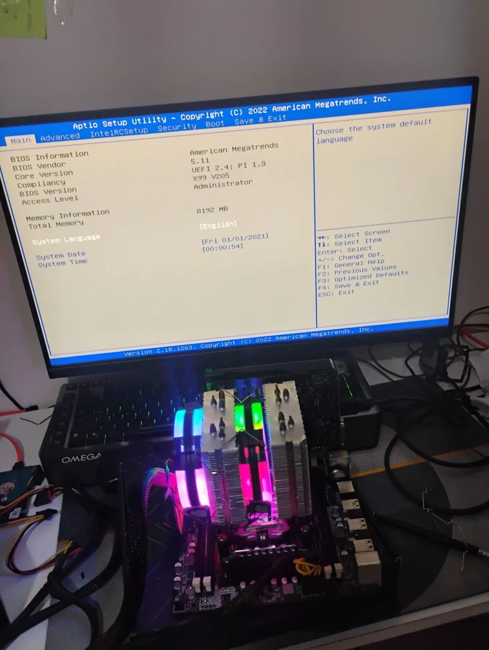 Kit x99 xeon E5 2670v3 com cooler torre de 2 fans - Foto 4