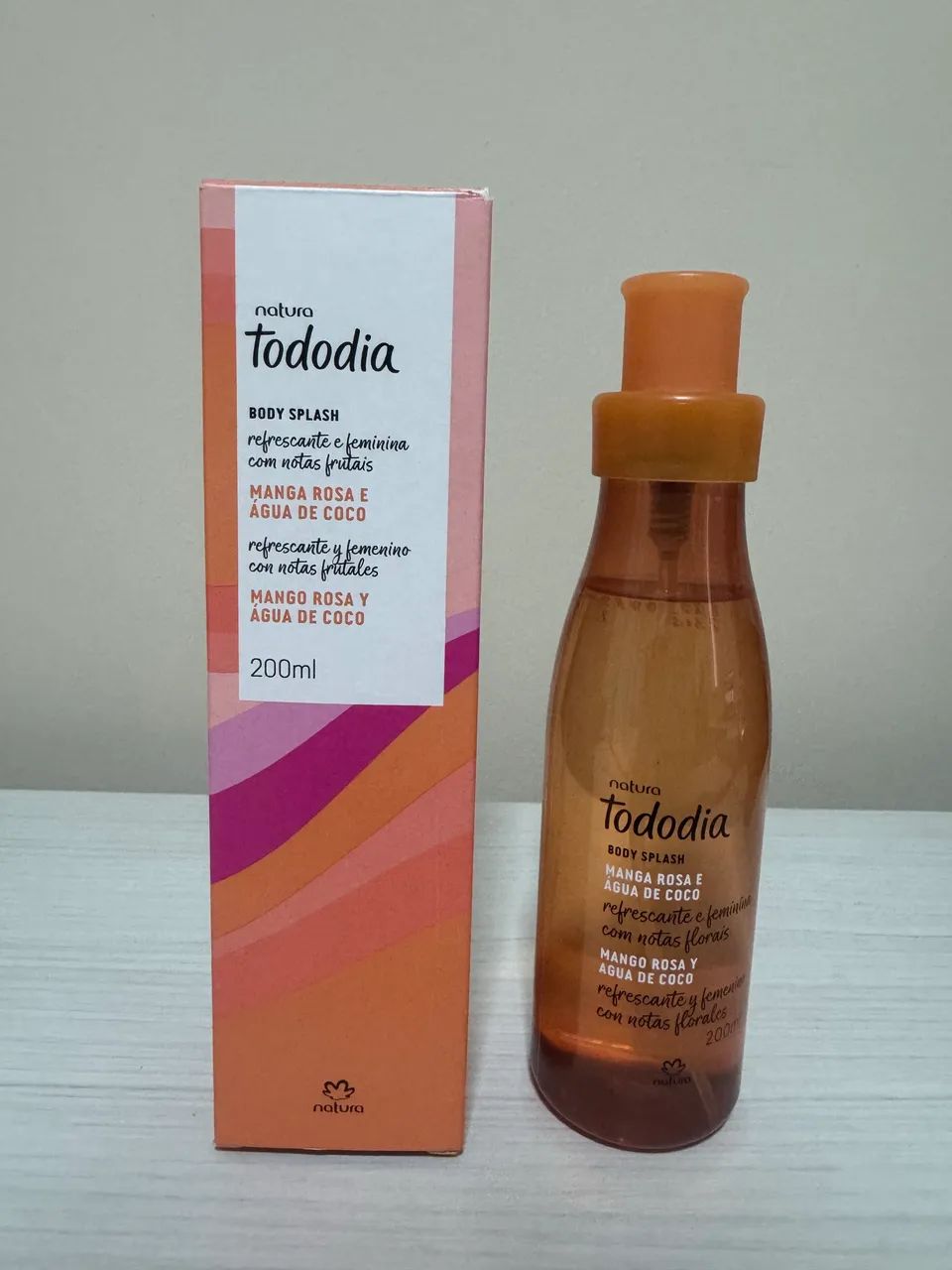 Body Splash Tododia Manga Rosa e Água de Coco 200 ml