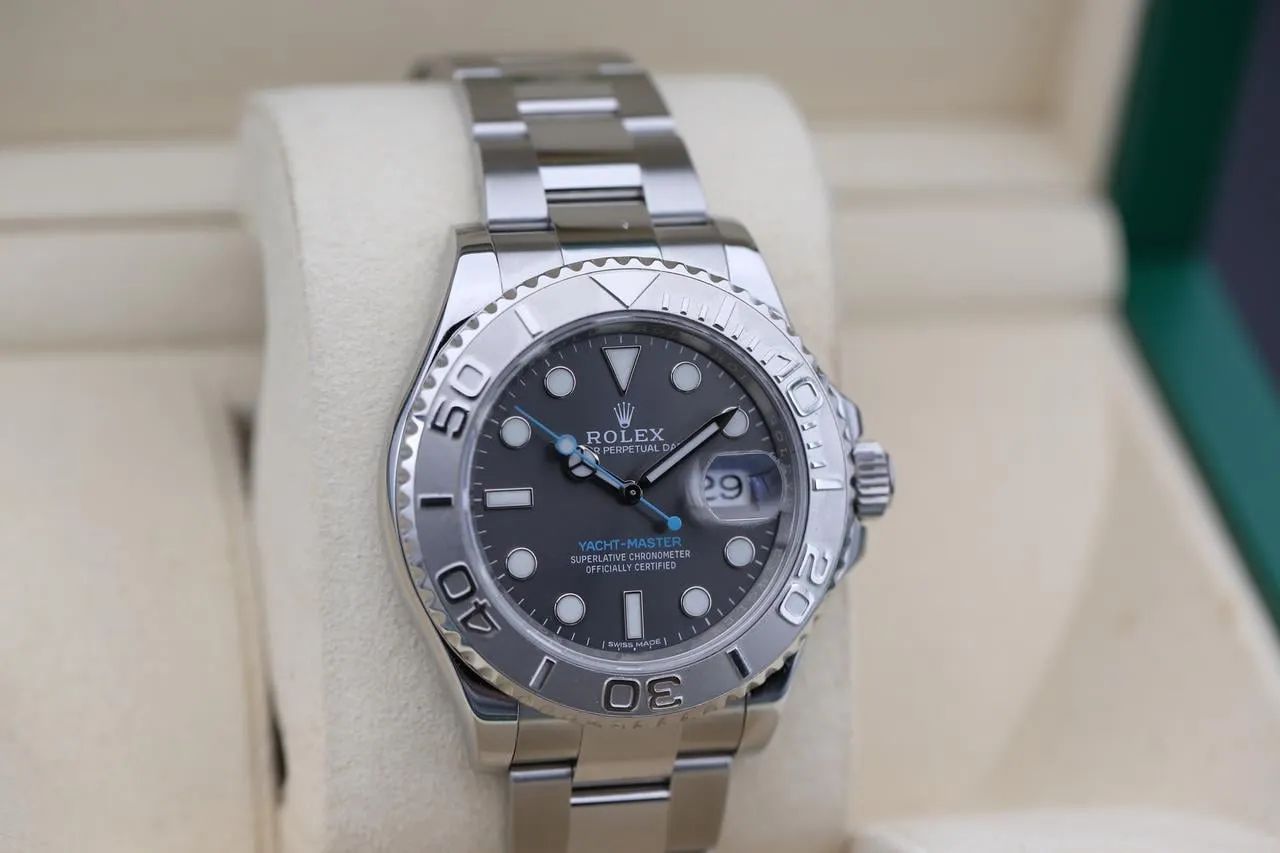 Relógio Automático rolex yatcht master platina novo - Foto 4