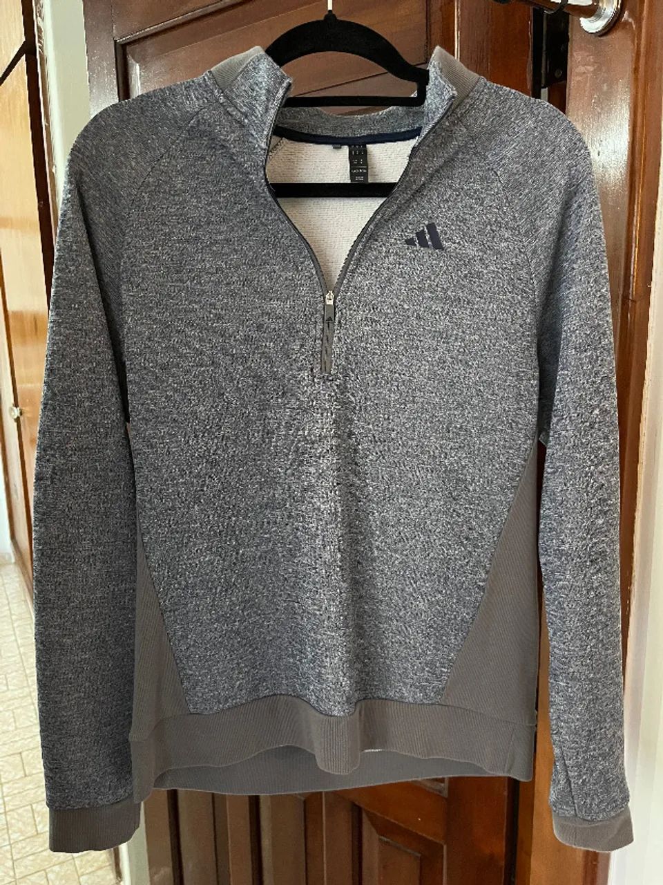  pulôver adidas cinza p 