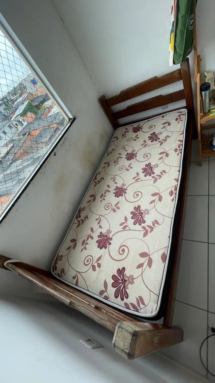 Cama mais colchão de solteiro  - Foto 3